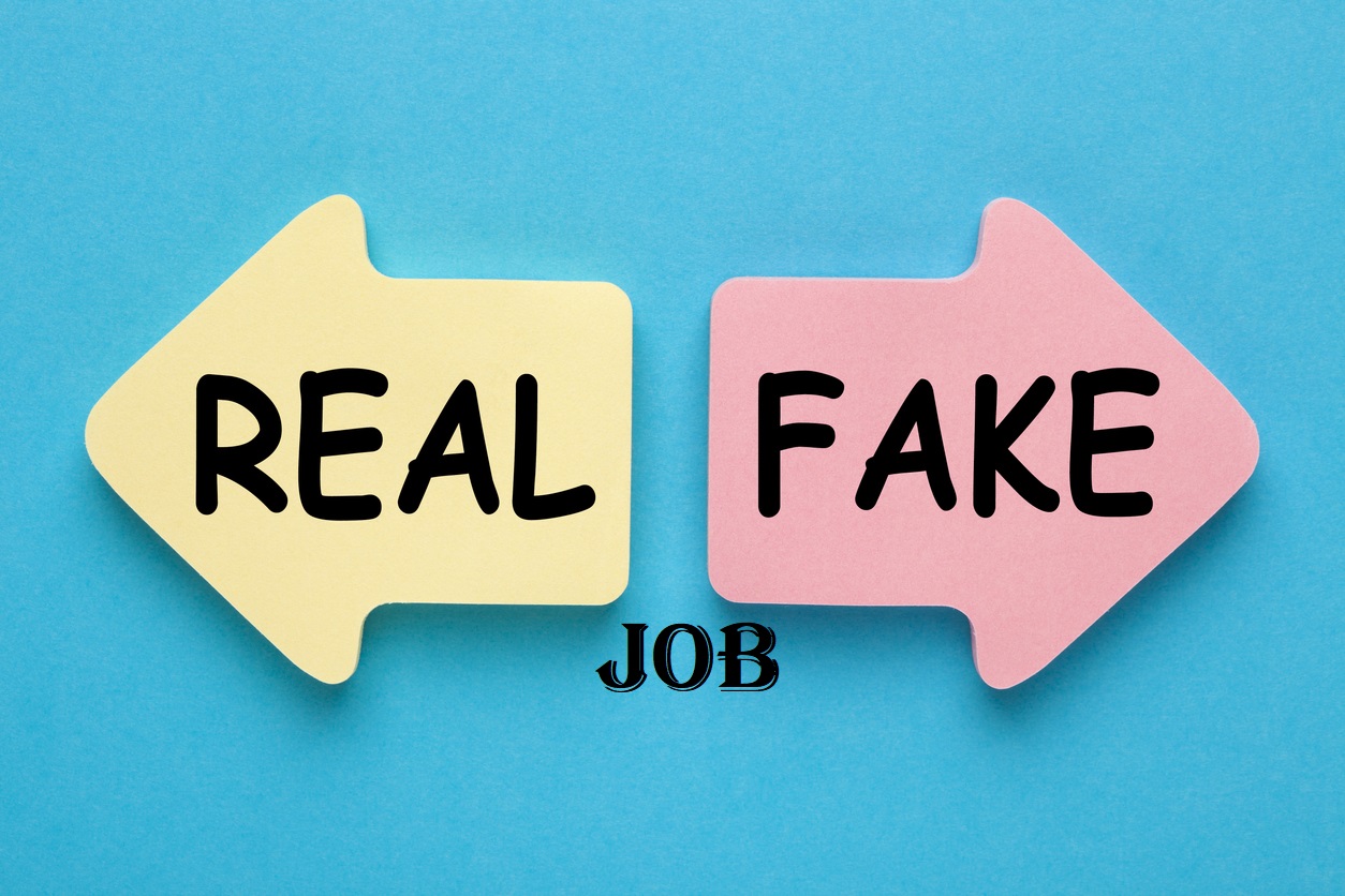 How to identify fake job and real job